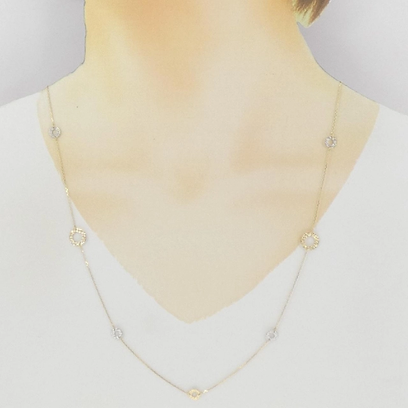 K18YG/K18WG Necklace - Hàng hiệu Authentic 864610