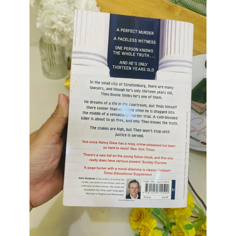 [Sách 2hand từ US] Like new 90% - Theodore Boone: Half the Man,... -John Grisham 800439