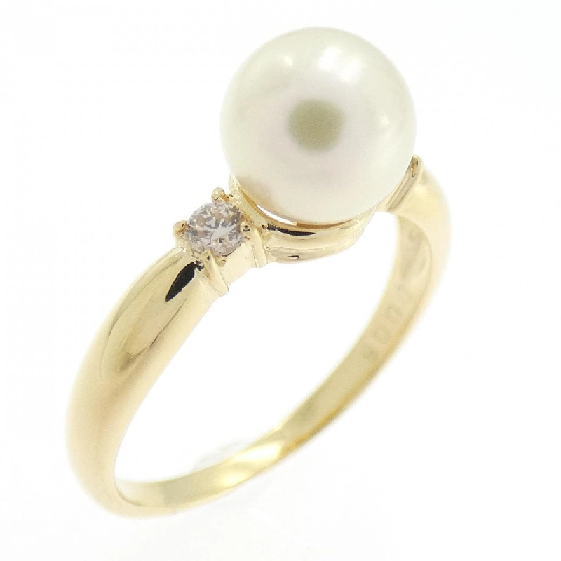 Nhẫn ngọc trai Akoya K18YG 6.6mm 668692