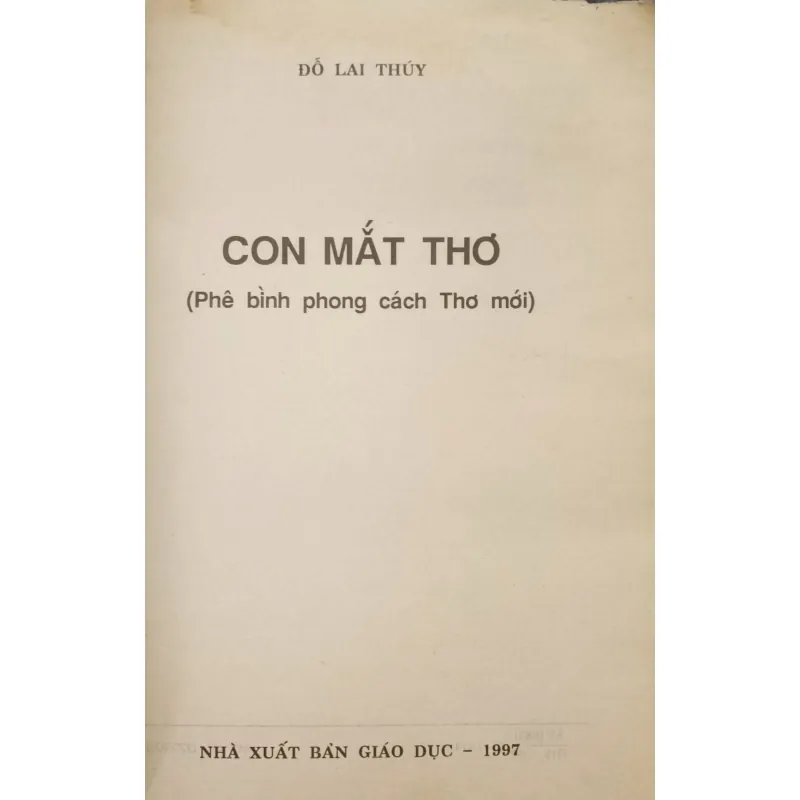 Con mắt thơ (Đỗ Lai Thúy) 1023961
