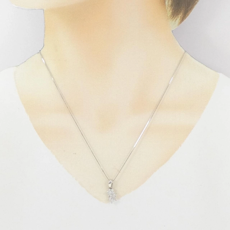 Dây chuyền kim cương PT900/PT850 0.51CT - Hàng hiệu Chính hãng 858885