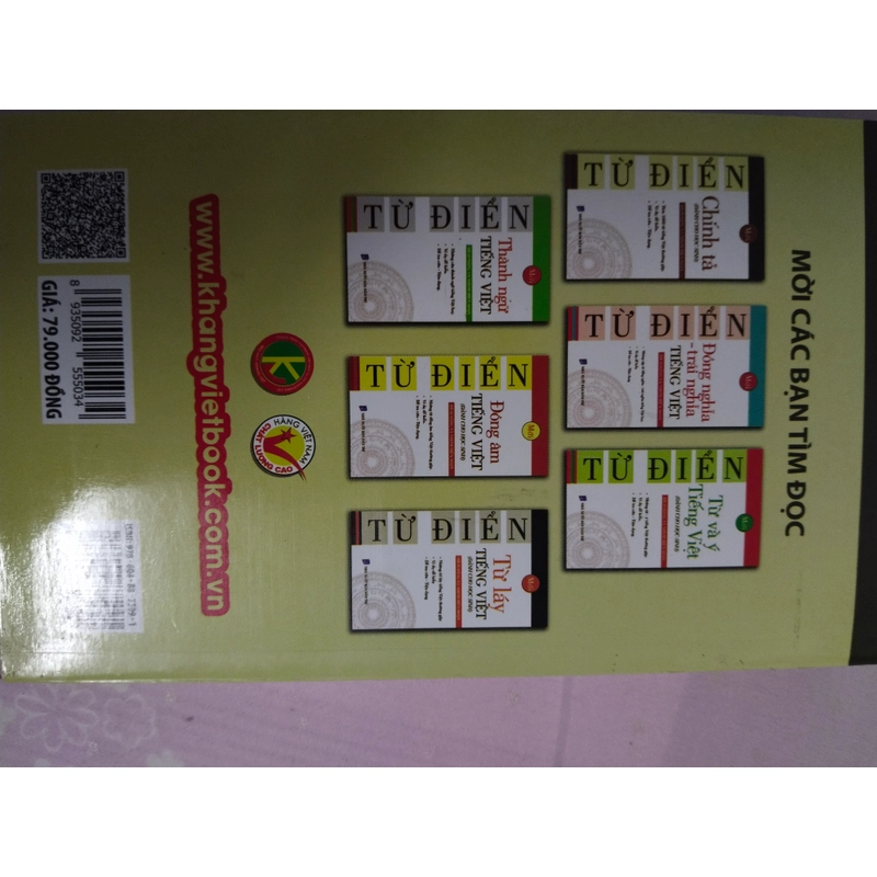 Từ điển tiếng việt : từ láy, đồng âm, trái nghĩa, chính tả 379970