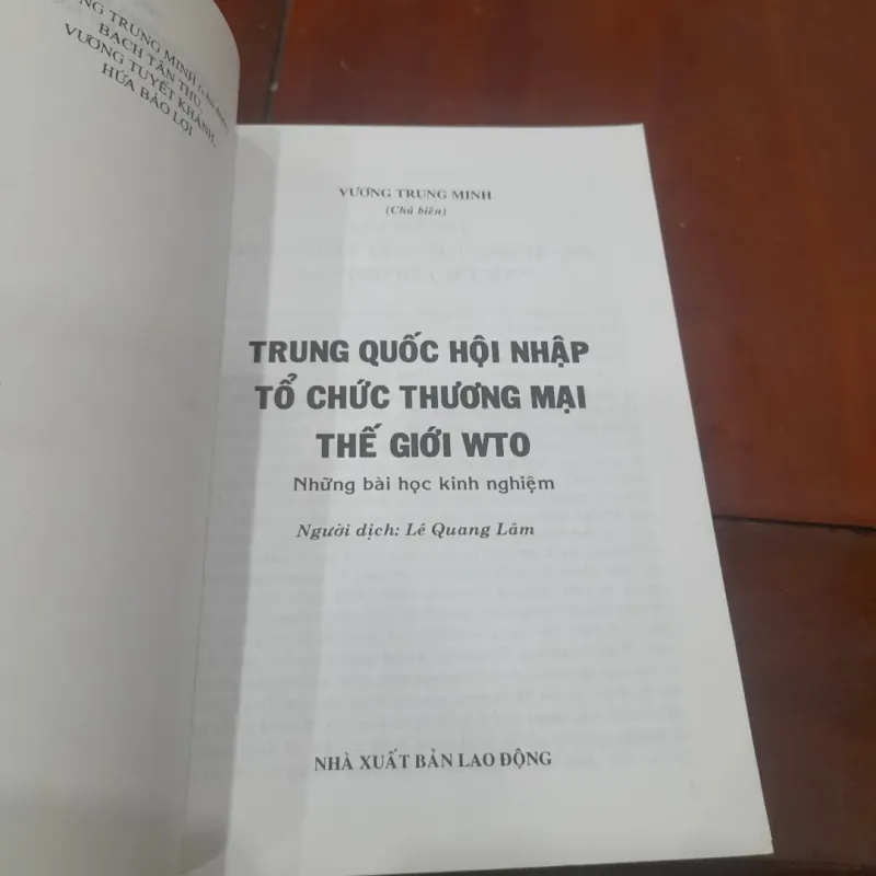 Trung Quốc hội nhập WTO - NHỮNG BÀI HỌC KINH NGHIỆM 785506