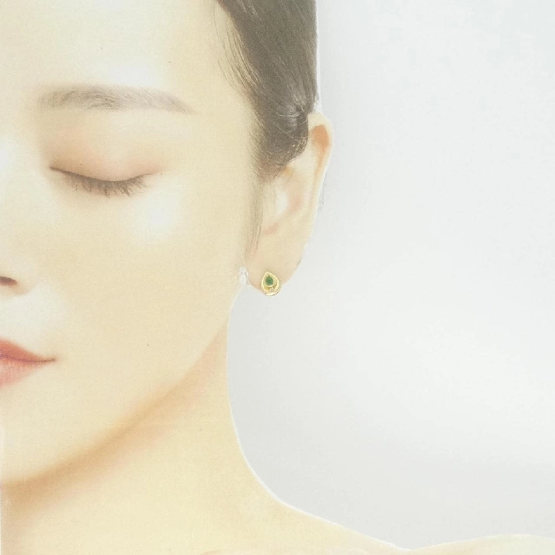 K18YG Emerald Earrings - Hàng hiệu Authentic 872025