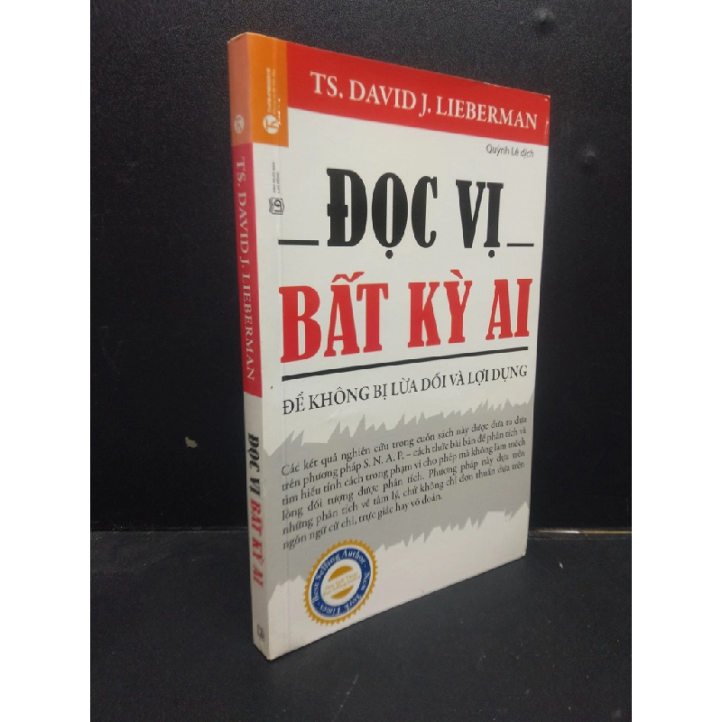 Đọc Vị Bất Kỳ Ai - Để Không Bị Lừa Dối Và Lợi Dùng Ts. David J. Lieberman mới 90% bẩn nhẹ 2019 HCM0605 kỹ năng 140881