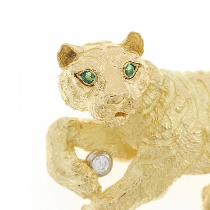 【Vintage】Brooch Tiffany 750YG/750WG 665682