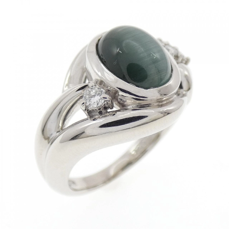 Nhẫn Tourmaline Mắt Mèo PT900 3.20CT - Hàng hiệu Chính hãng 852419