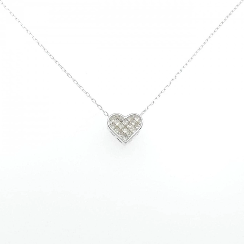 K18WG Dây chuyền kim cương - Hàng hiệu Authentic 857365