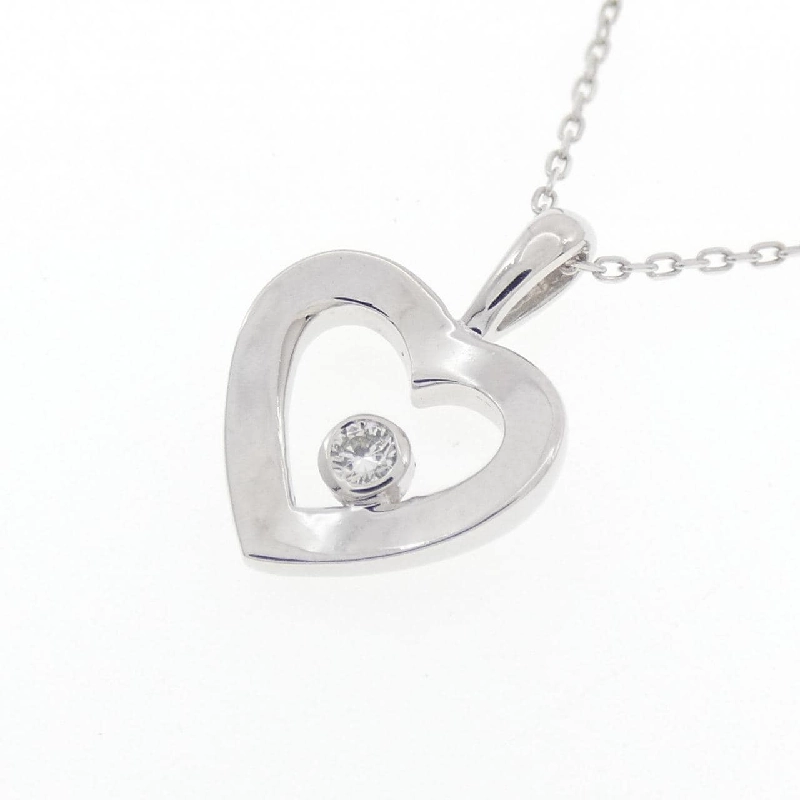 K10WG Dây chuyền kim cương hình trái tim 0.07CT - Hàng hiệu Chính hãng 859063