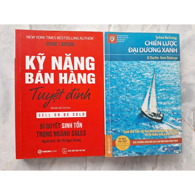 COMBO 2 cuốn Sách: Kỹ năng bán hàng tuyệt đỉnh + Chiến lược đại dương xanh 605053