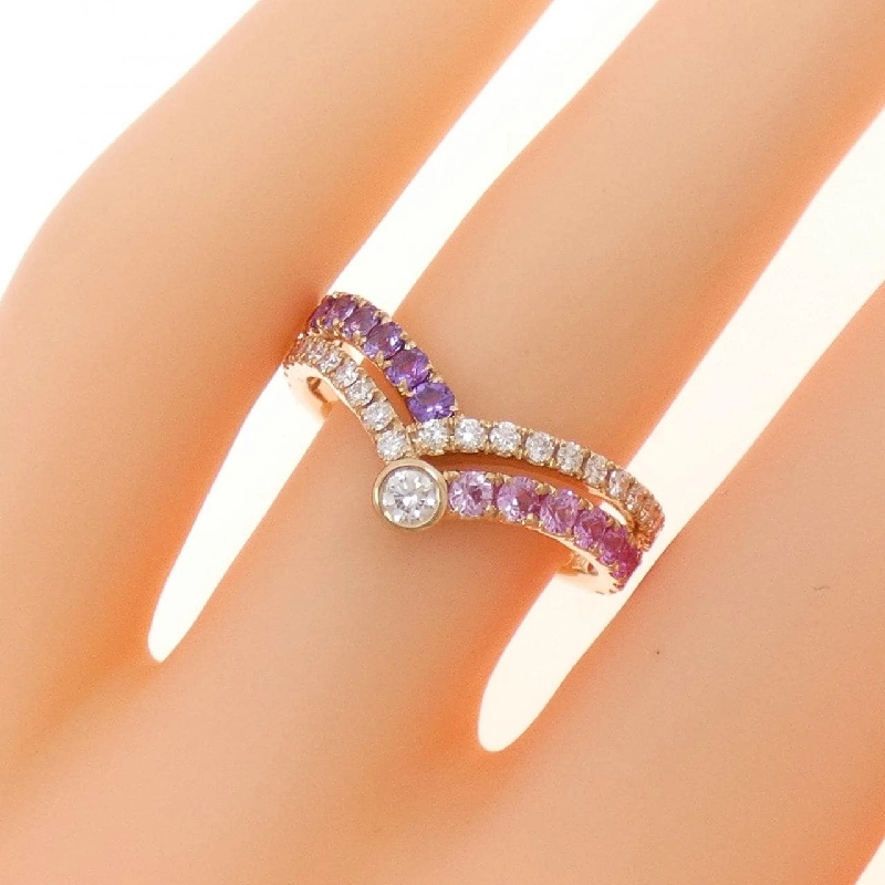 K18PG Nhẫn Đá Màu - Hàng hiệu Chính hãng 855712