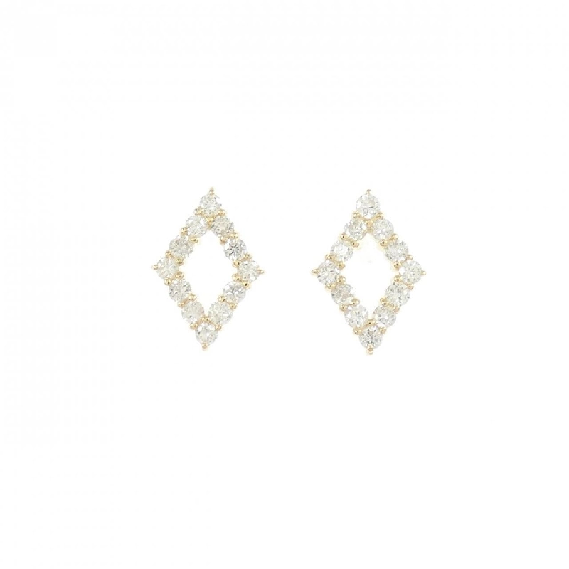 K18YG Bông tai kim cương 0.20CT - Hàng hiệu Chính hãng 869766