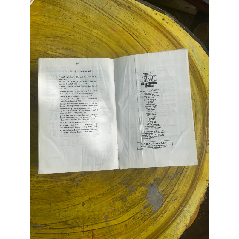 TỪ ĐIỂN ANH - VIỆT ENGLISH- VIETNAMESE DICTIONARY 1995 (b) 730721