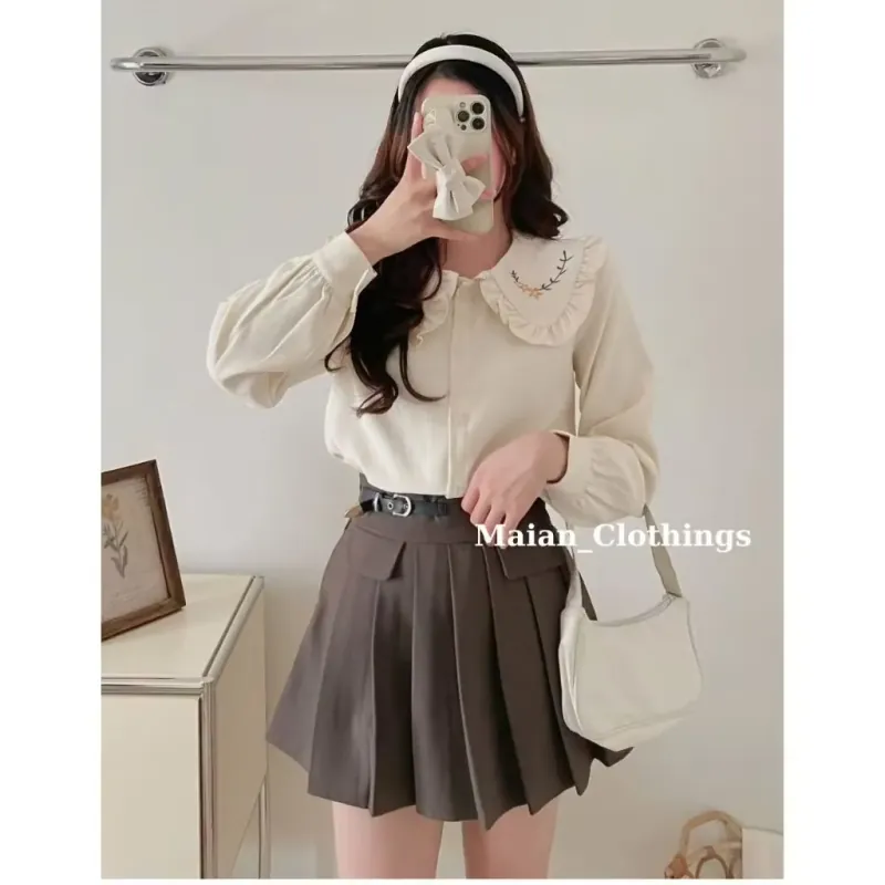 Áo sơ mi cổ bèo 785766