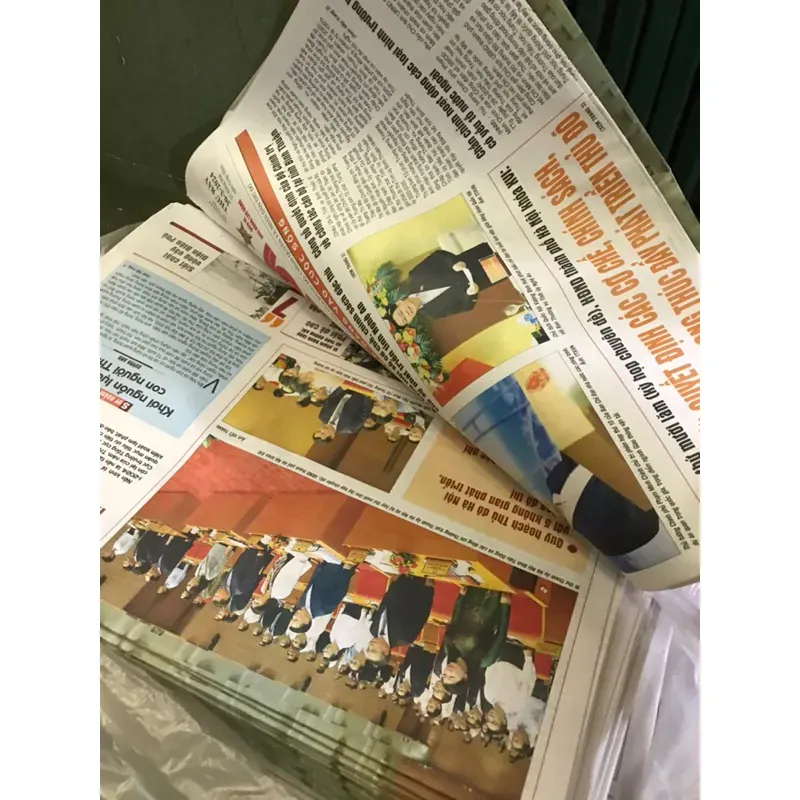 1 kg Báo in cũ, dùng gói quà, gói bình chai lọ thủy tinh, chà đồ  735294