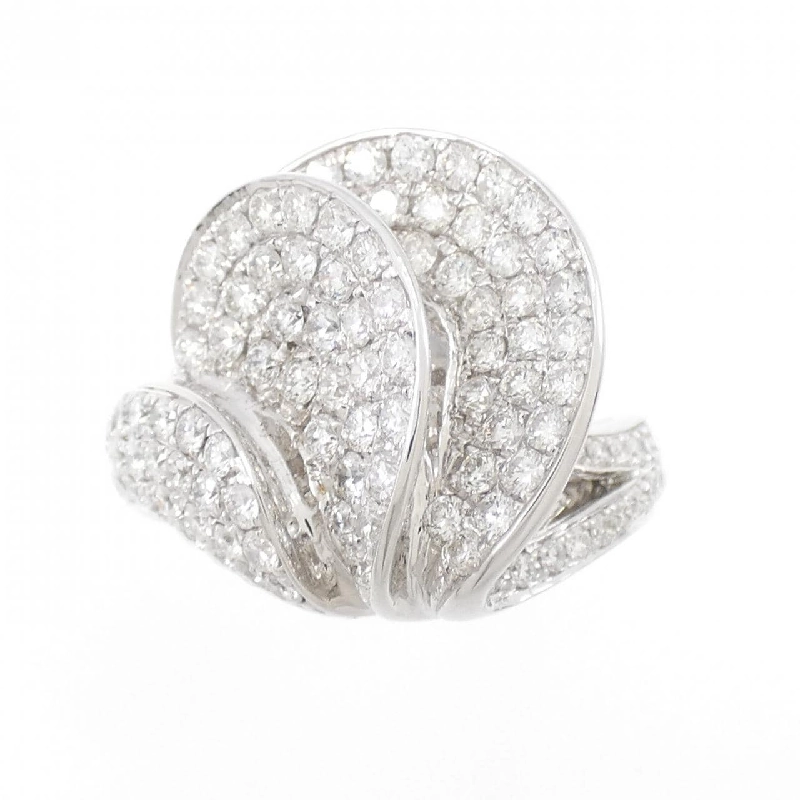 Nhẫn kim cương K18WG 1.35CT 672894