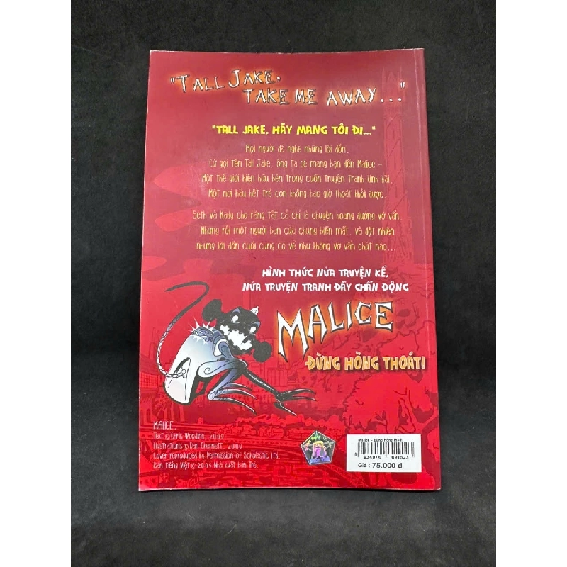 [Phiên Chợ Sách Cũ] Malice - Đừng Hòng Thoát!, 2009 - Chris Wooding S1108 SBM 925114