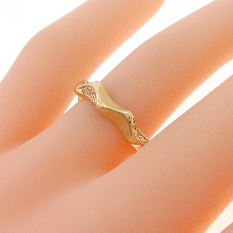 Nhẫn kim cương K18YG 0.09CT - Hàng hiệu Authentic 854390