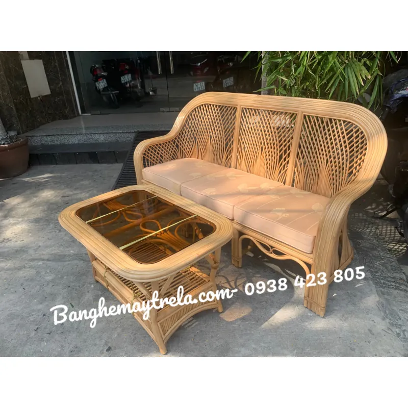 Sofa mây phòng khách hiện đại chắc chắn 991813