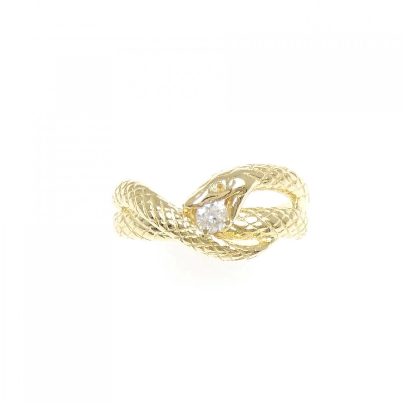 Nhẫn kim cương K18YG hình rắn 0.10CT - Hàng hiệu chính hãng 853178