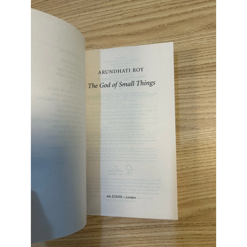 The God of Small Things (Chúa Trời của những điều vụn vặt) - Arundhati Roy (MỚI) 391299