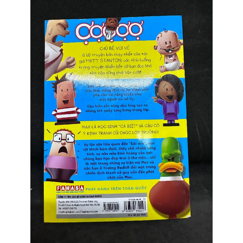 Chú bé vui vẻ tranh chức lớp trưởng - Matt Stanton, 2021, mới 90% SBM1101 913269
