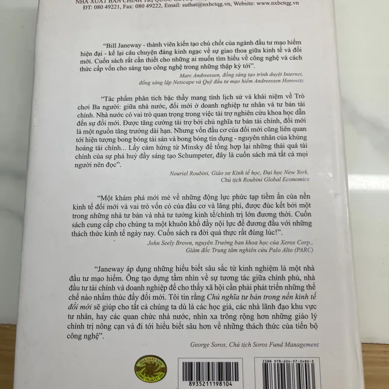 Chủ nghĩa tư bản trong nền kinh tế đổi mới Thị trường, đầu cơ và vai trò của nhà nước 574827