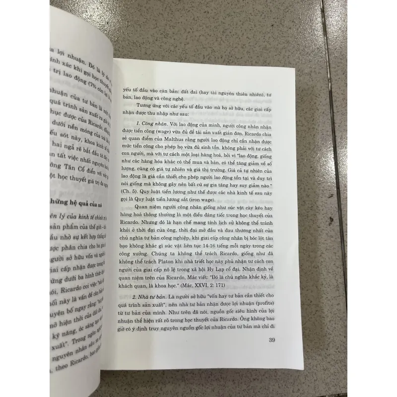 NHỮNG NGUYÊN LÝ CỦA KINH TẾ CHÍNH TRỊ HỌC VÀ THUẾ KHOÁ - DAVID RICARDO 753306