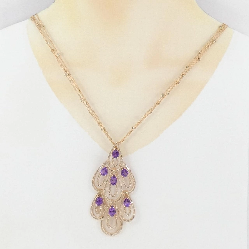 Damianni Amethyst Necklace - Hàng hiệu Authentic 842058