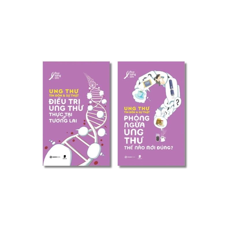 Bộ sách: Ung thư tin đồn & sự thật (2 quyển) - Ruy Băng Tím 719219