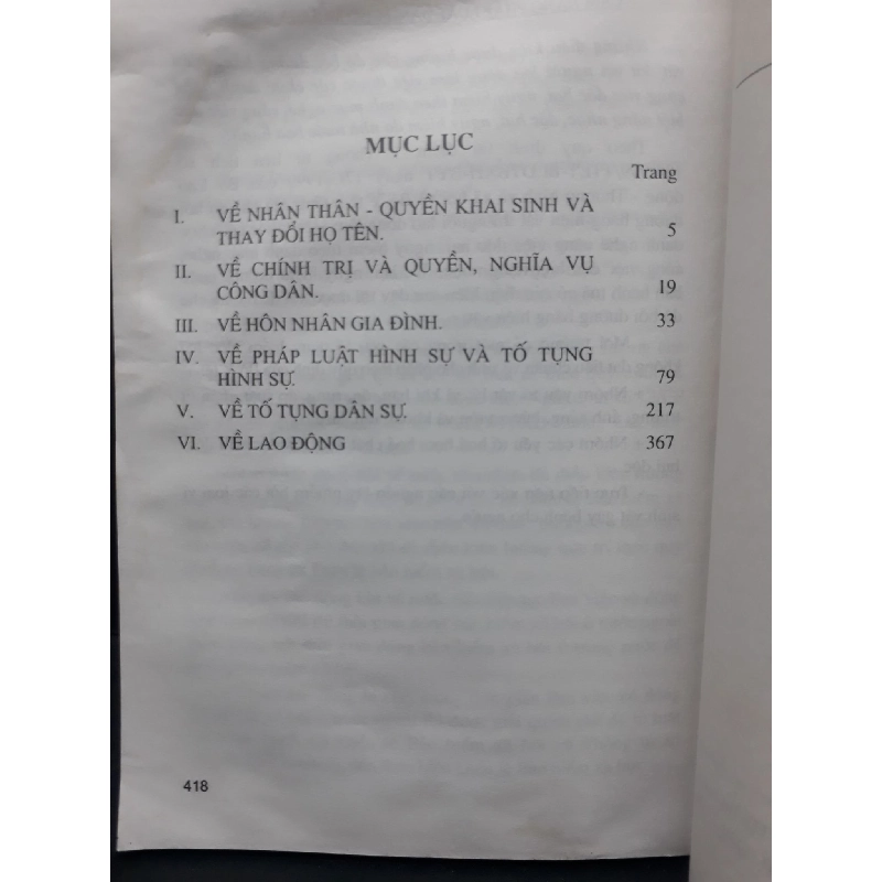 Cẩm nang pháp luật (dành cho mọi gia đình) mới 70% bị ẩm, cong bìa, bẩn bìa, ố nhẹ 2005 HCM1410 Ths.Nguyễn Thị Thanh Nga & Ths.Nguyễn Khánh Ly - Đỗ Hương Cúc GIÁO TRÌNH, CHUYÊN MÔN 917439