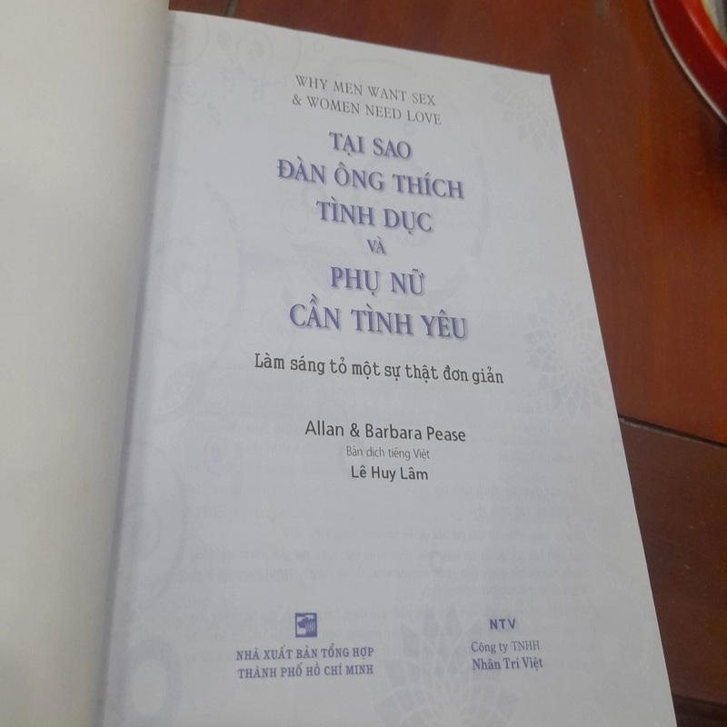Allan & Barbara Pease - TẠI SAO ĐÀN ÔNG THÍCH TÌNH DỤC và PHỤ NỮ CẦN TÌNH YÊU 452273
