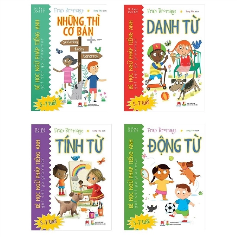 Bộ 4 cuốn Bé học ngữ pháp tiếng anh - Huy Hoàng books - TB 2018 [TSTK] 1045687