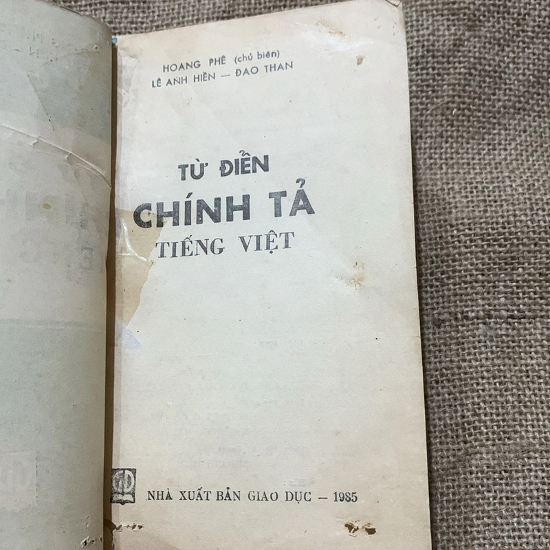 Từ điển chính tả tiếng Việt, Hoàng Phê chủ biên  353285