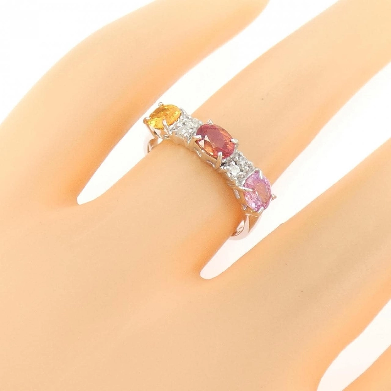 Nhẫn Sapphire K18WG 1.37CT 667582