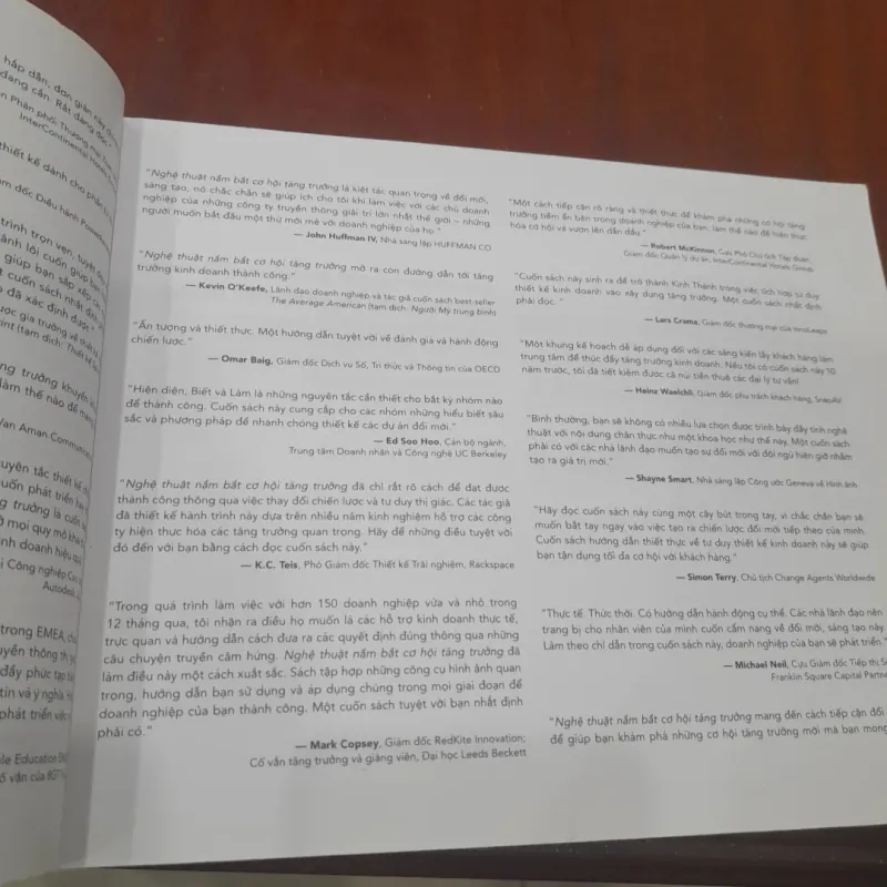 Nghệ thuật NẮM BẮT CƠ HỘI ĐỂ TĂNG TRƯỞNG 754195