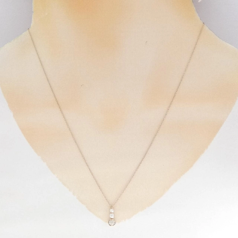 K18PG Dây chuyền kim cương 0.19CT - Hàng hiệu Chính hãng 858213