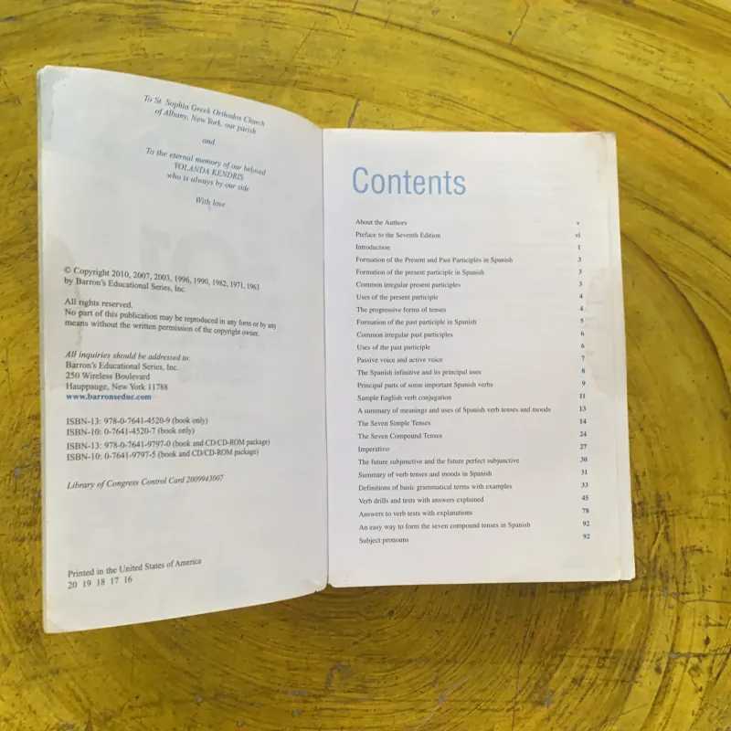 501 SPANISH VERBS - BARRON’S 1029363