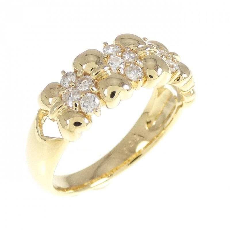 Nhẫn kim cương K18YG 0.35CT 672279