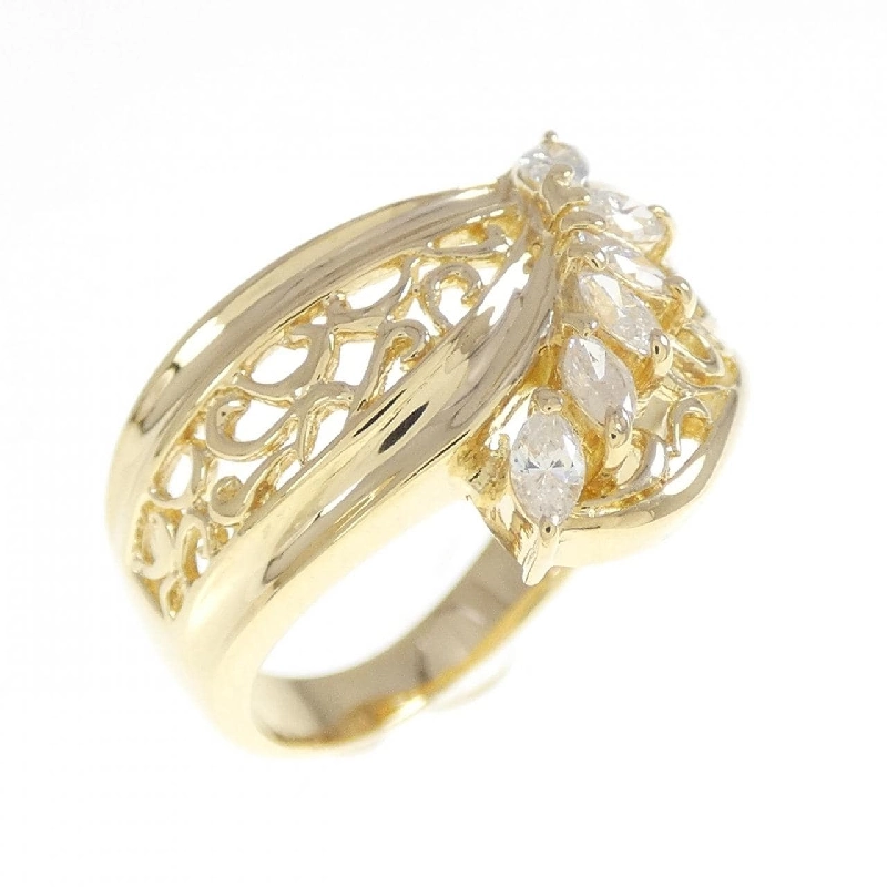 Nhẫn kim cương K18YG 0.26CT - Hàng hiệu Chính hãng 853689