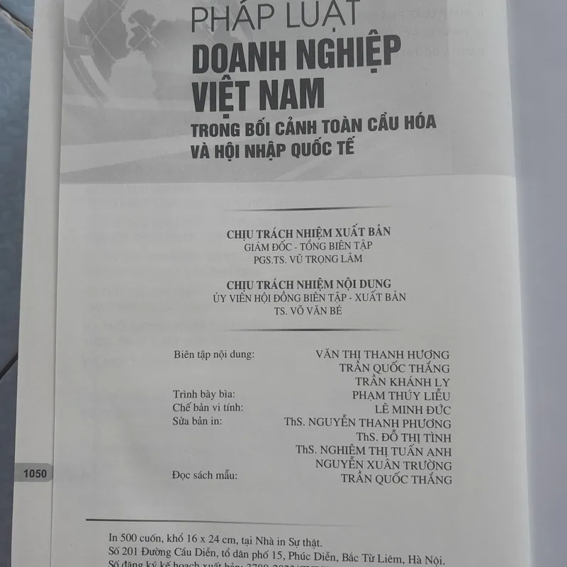PHÁP LUẬT DOANH NGHIỆP VIỆT NAM TRONG BỐI CẢNH TOÀN CẦU HÓA 735453