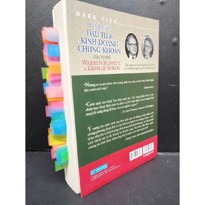 [Phiên Chợ Sách Cũ] Bí Quyết Đầu Tư Và Kinh Doanh Chứng Khoán Của Tỷ Phú Warren Buffett & George Soros2021 2303 420779