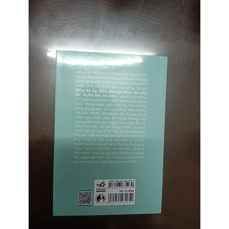 Tôi nói gì khi nói về chạy bộ - Haruki Murakami - Sách cũ 697662