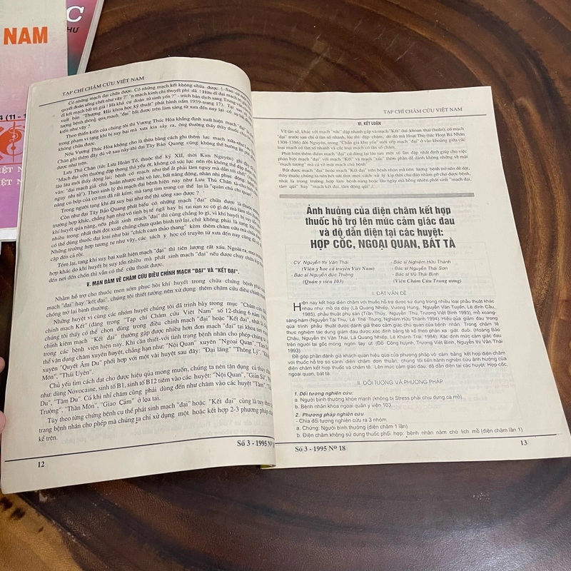 II Tạp Chí Châm Cứu Việt Nam - Số 18 (11/1995) 462756