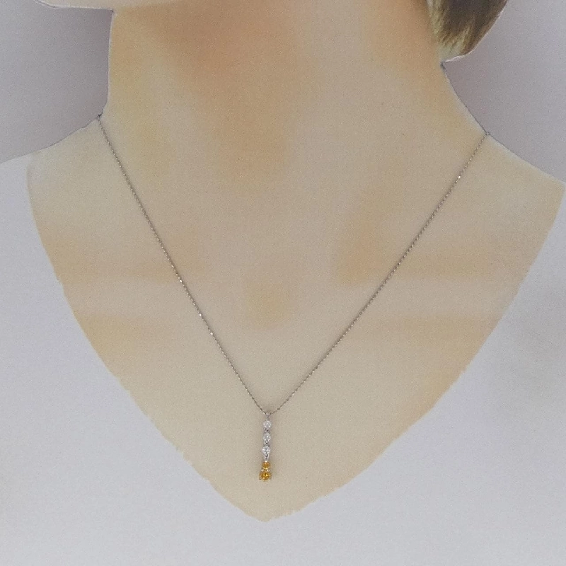 Dây chuyền kim cương PT900/PT850 0.43CT - Hàng hiệu Chính hãng 866620