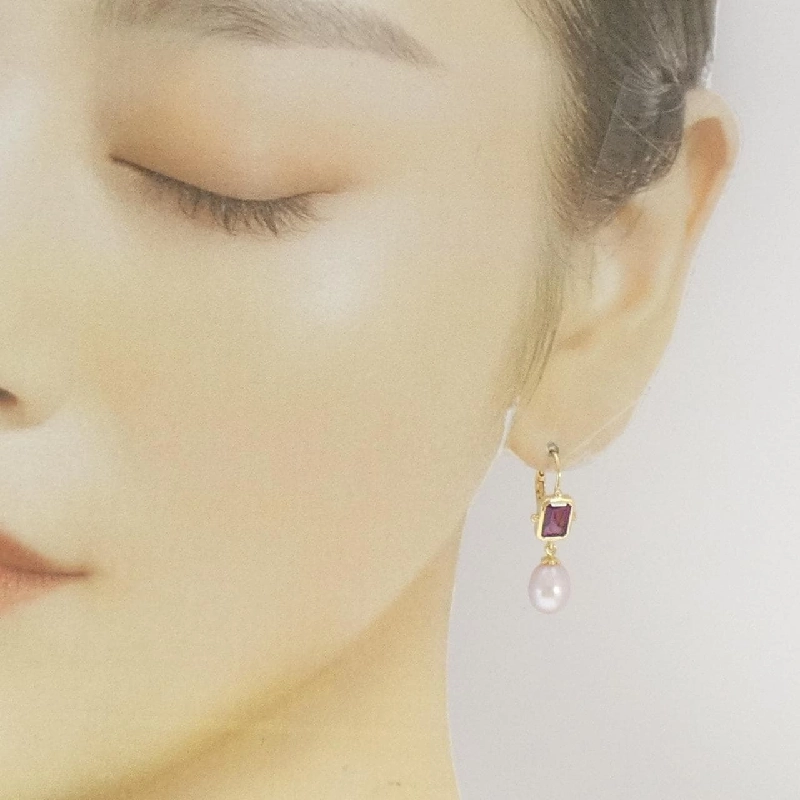 K18YG Bông tai ngọc trai nước ngọt - Hàng hiệu Chính hãng 871479