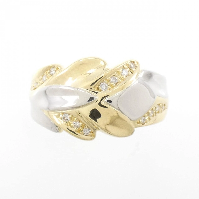 Nhẫn kim cương K18YG/PT 672509