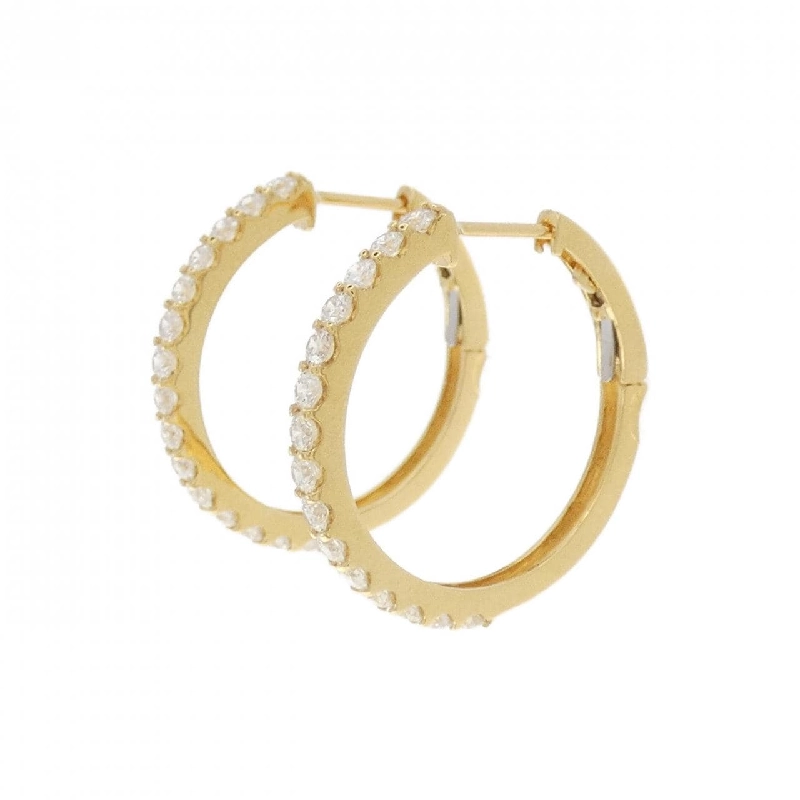 K18YG Bông tai kim cương 0.804CT - Hàng hiệu Chính hãng 873131