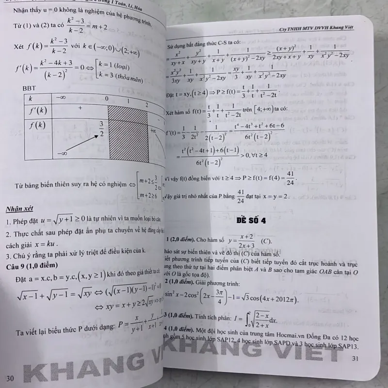 Bộ đề ôn luyện kỳ thi THPTQG Toán - Lí - Hoá 976263