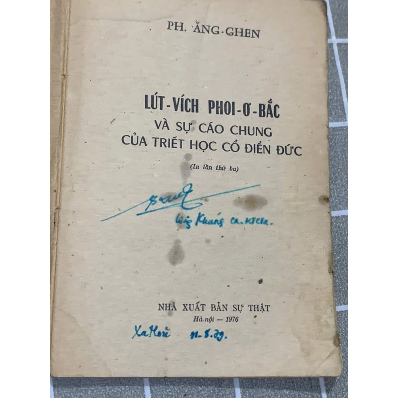 Ludwig Feuerbach và sự cáo chung của triết học cổ điển Đức -  Friedrich Engels - 1976 545417